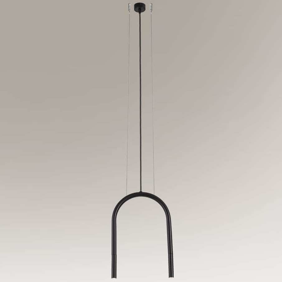 Shilo Industrialna LAMPA wisząca SUMOKO 7860 metalowa OPRAWA loftowy zwis czarny 7860