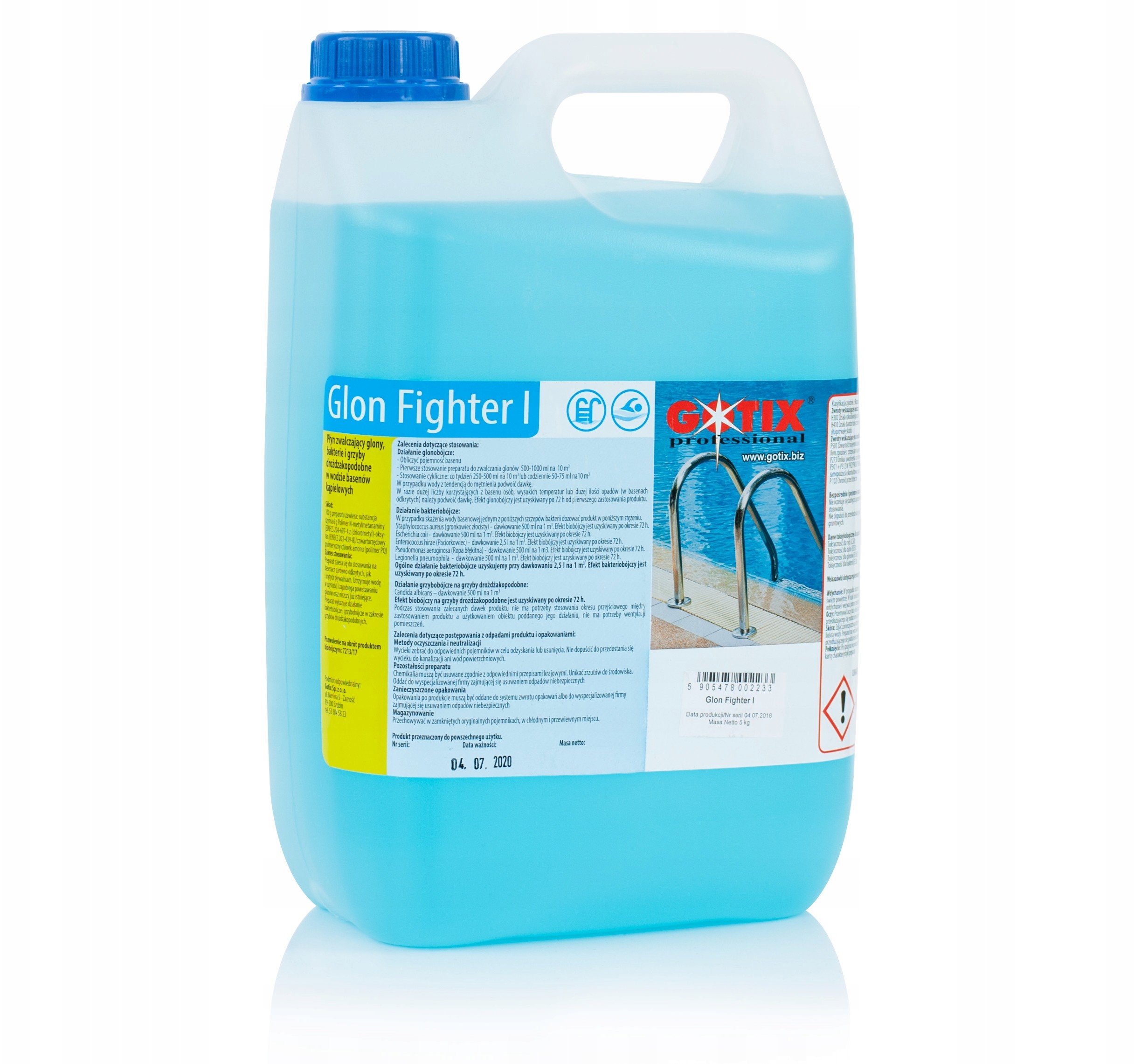 Antyglon Chemia do Basenu na Glon Fighter Gotix 5L