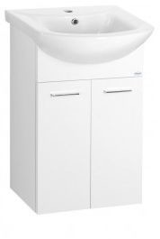 Aqualine ZOJA szafka umywalkowa 42x74x25cm, biała 51045A