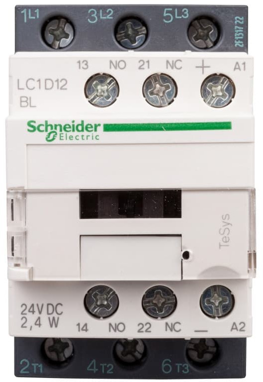 Schneider Electric Stycznik mocy 12A 3P 24V DC 1Z 1R LC1D12BL