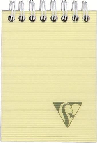 Clairefontaine 328666 °C Spiral Book, A7, linie, mikroperforiert, zestaw 10 szt., 80 kartek, sortowane 328666C
