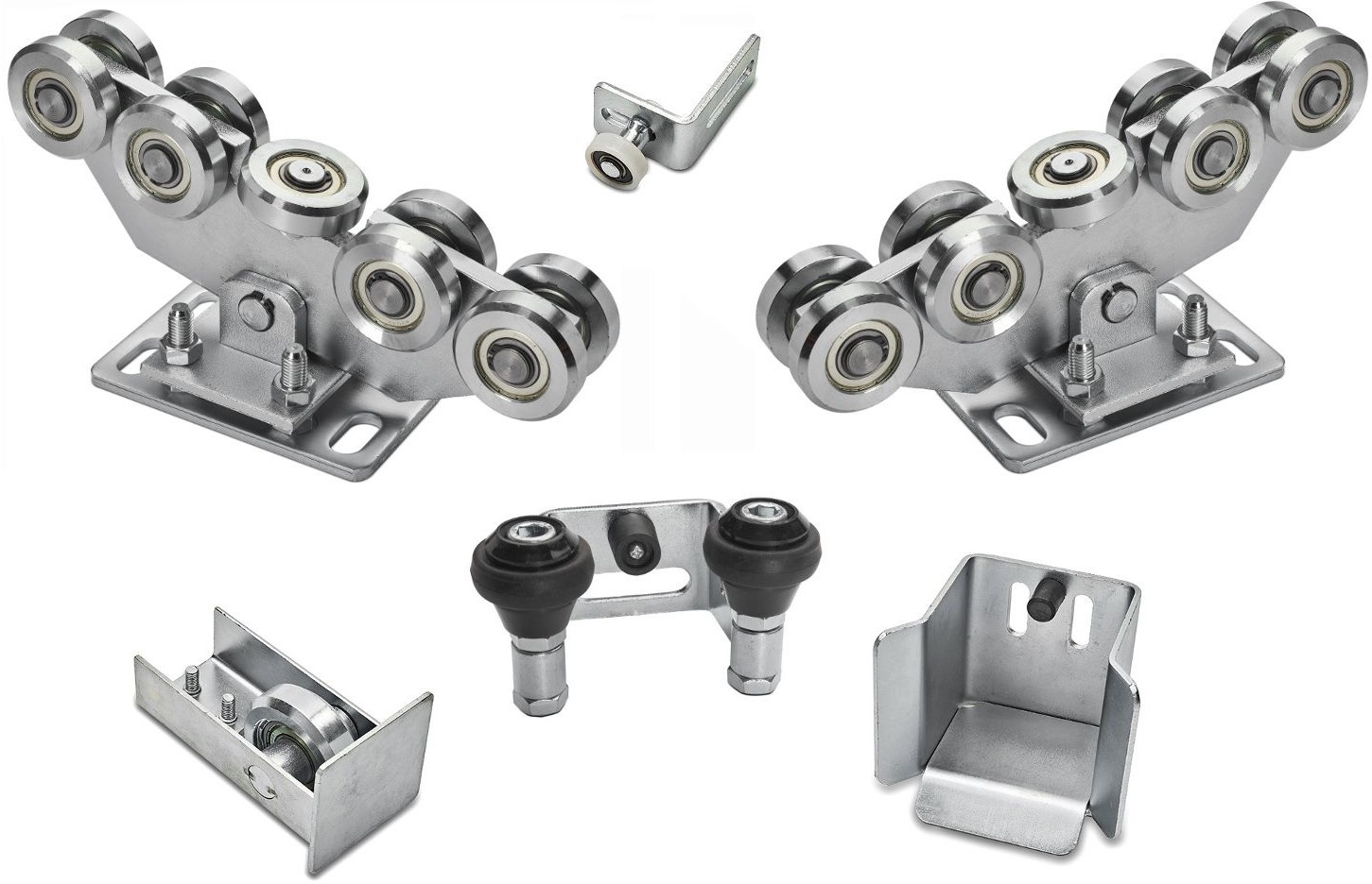 Wózek Wózki Rolki Do Bramy Przesuwnej Zestaw 80x80