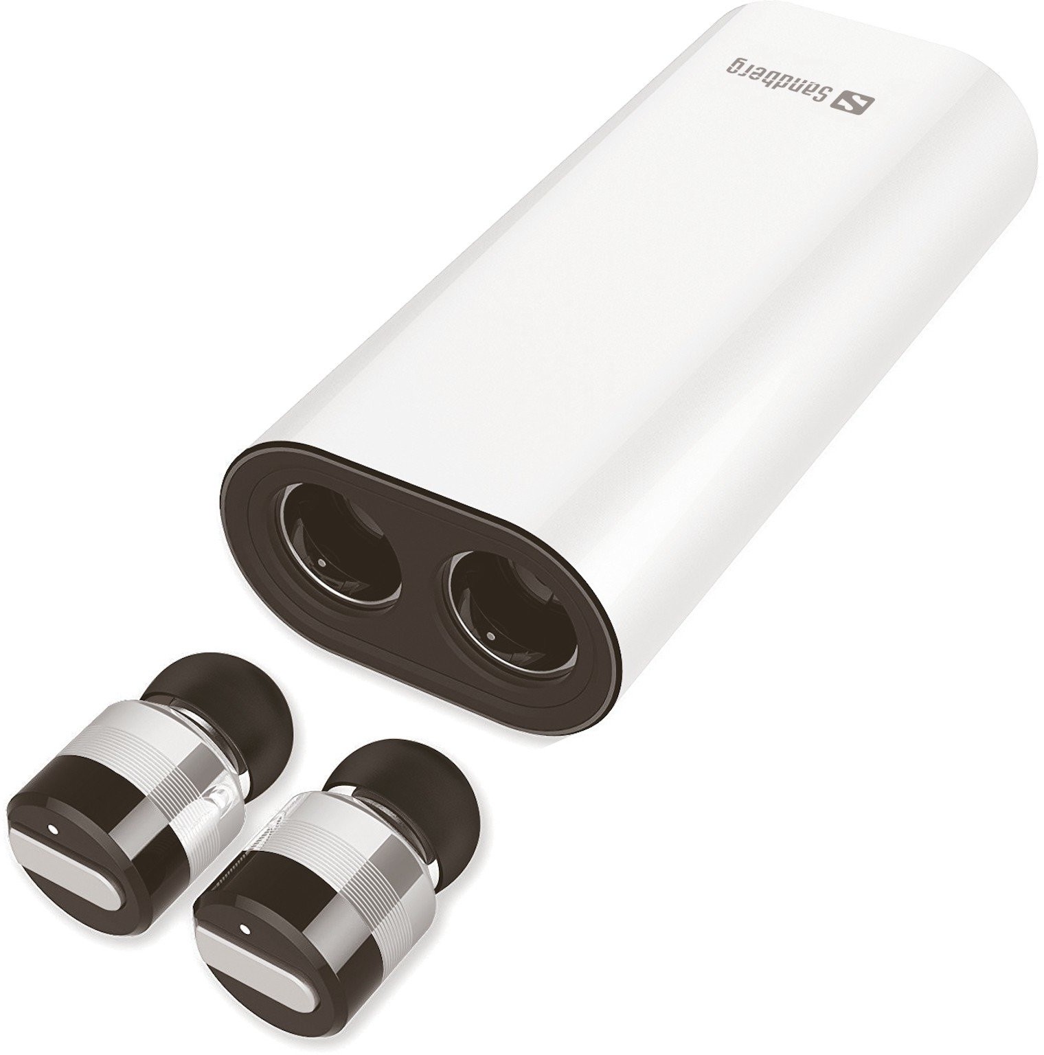 Sandberg Słuchawki douszne Bluetooth czarno-srebrne (126-00 )