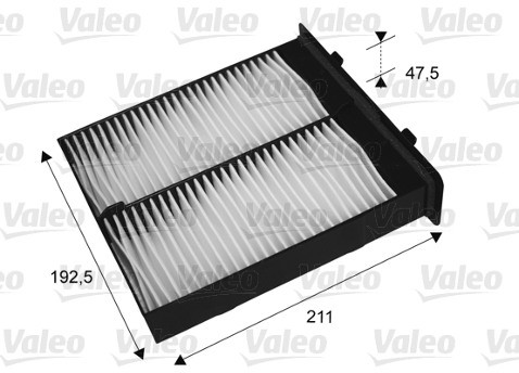 VALEO Filtr, przewietrzanie przestrzeni pasażerskiej 715652