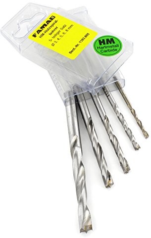 FAMAG 1593 HM wiertła spiralne do drewna cylindryczne