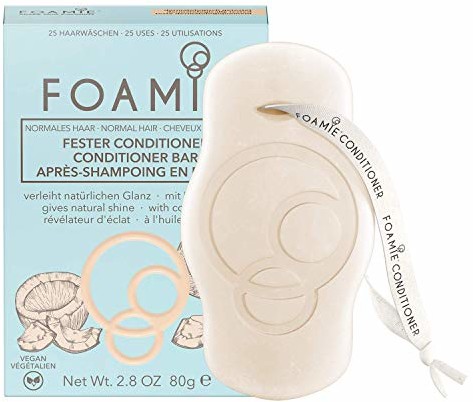 Foamie - Fester Conditioner Shake Your Coconuts do włosów normalnych | 100% wegański - olej kokosowy i proteiny pszenicy