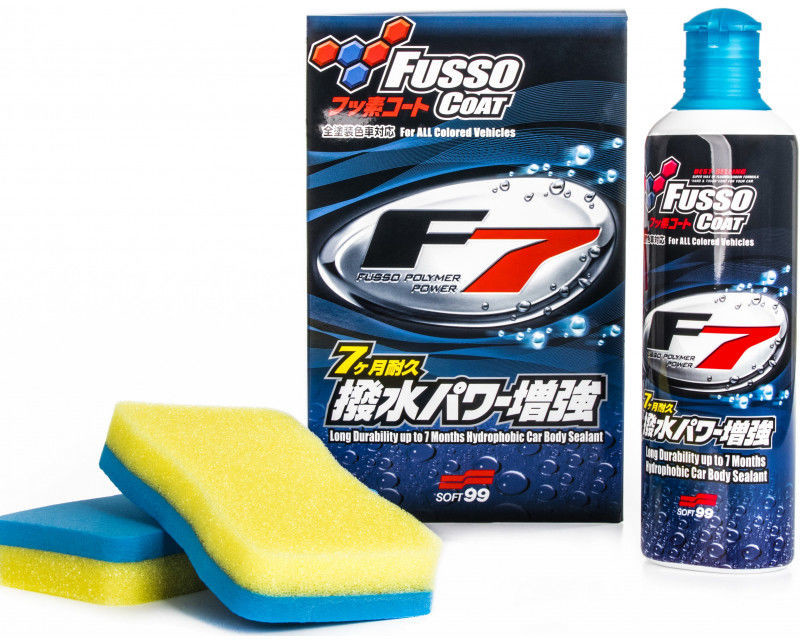 SOFT99 Fusso Coat F7 All Colours produkt do zabezpieczenia lakieru, trwałość do 7 miesięcy 300ml SOF000097