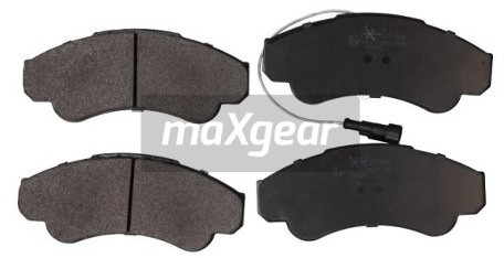 MaxGear Zestaw klocków hamulcowych, hamulce tarczowe 19-0668