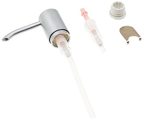 Keuco 04950170001 pojemnik z pompką na balsam, srebrne aluminium eloksowane 04950170001