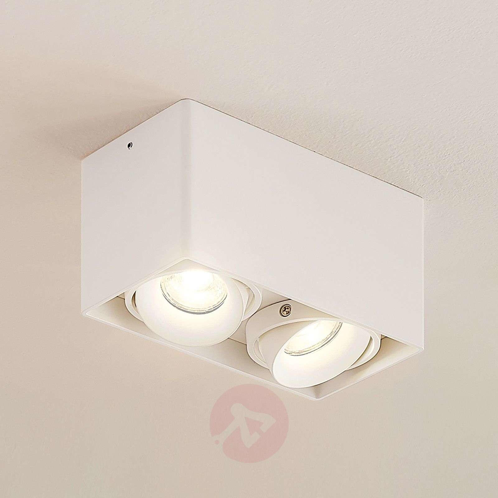 Arcchio Arcchio Kubika downlight GU10, 2-pkt., biały