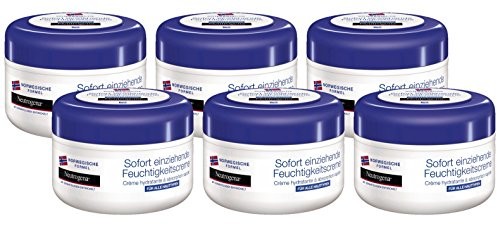 Neutrogena Norwegische formuła natychmiast przeciągarka do końca krem nawilżający, 6er Pack (6 X 200 ML) 98565