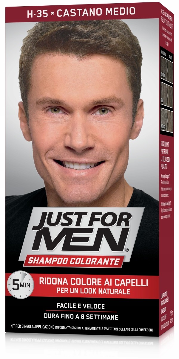 Just Szampon koloryzujący for Men średnie brąz H35