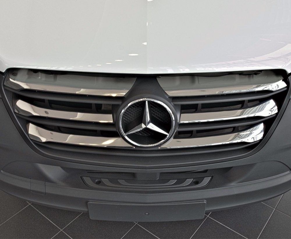 CRONI MERCEDES Sprinter W907 od 2018 Nakładki na grill stal połysk