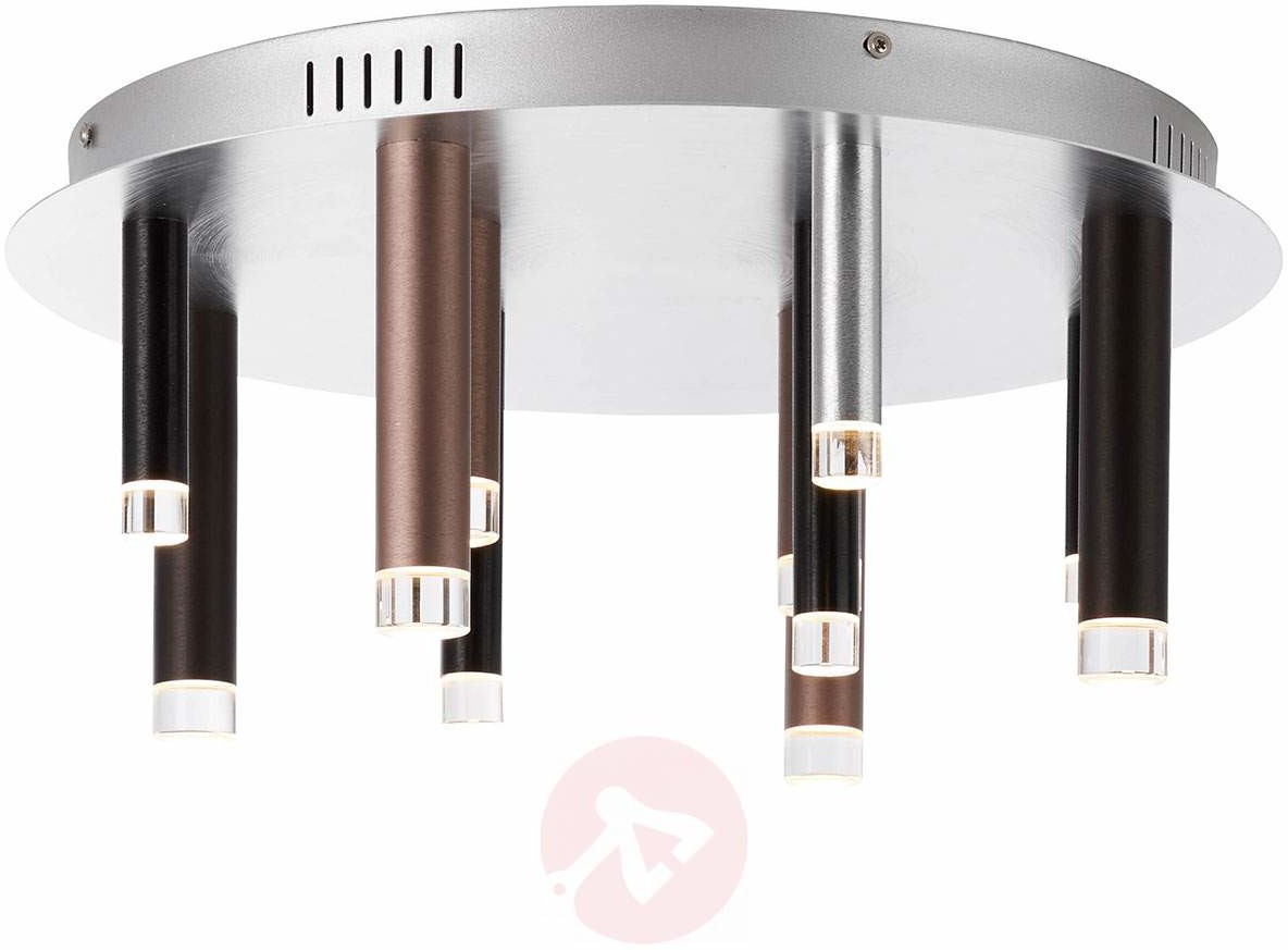 Brilliant Lampa sufitowa LED Cembalo ściemniana 12-pkt.
