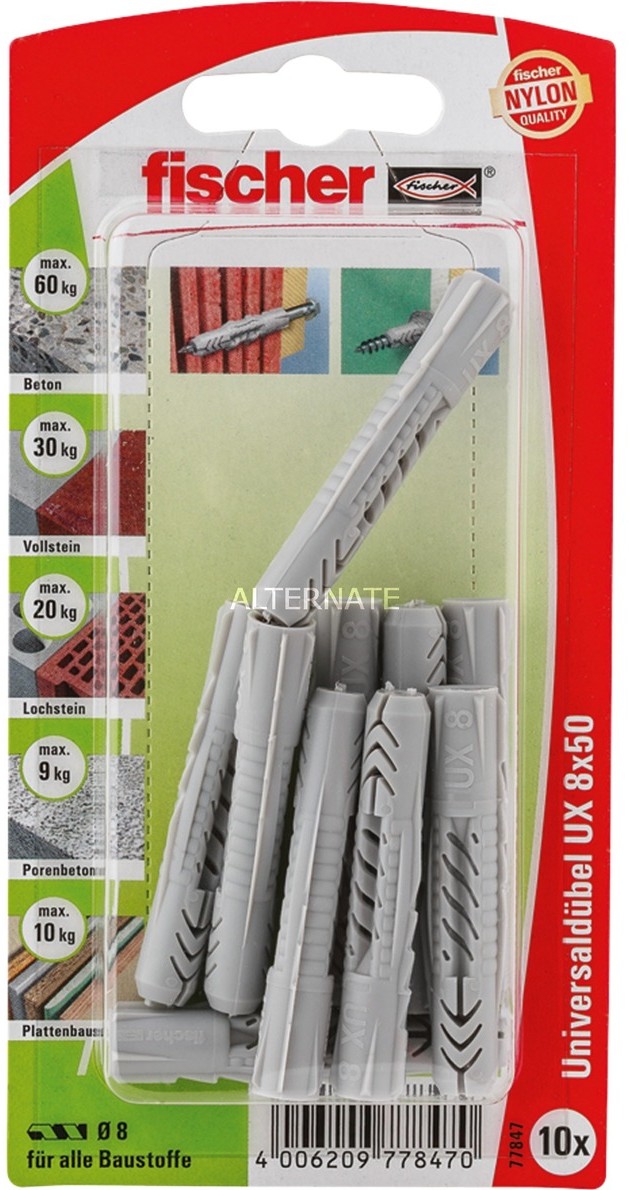 Fischer UX 8x50 K, Dowel