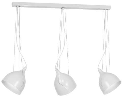 Luminex Lampa wisząca Noanet 8887 lampa sufitowa 3x60W E27 biała