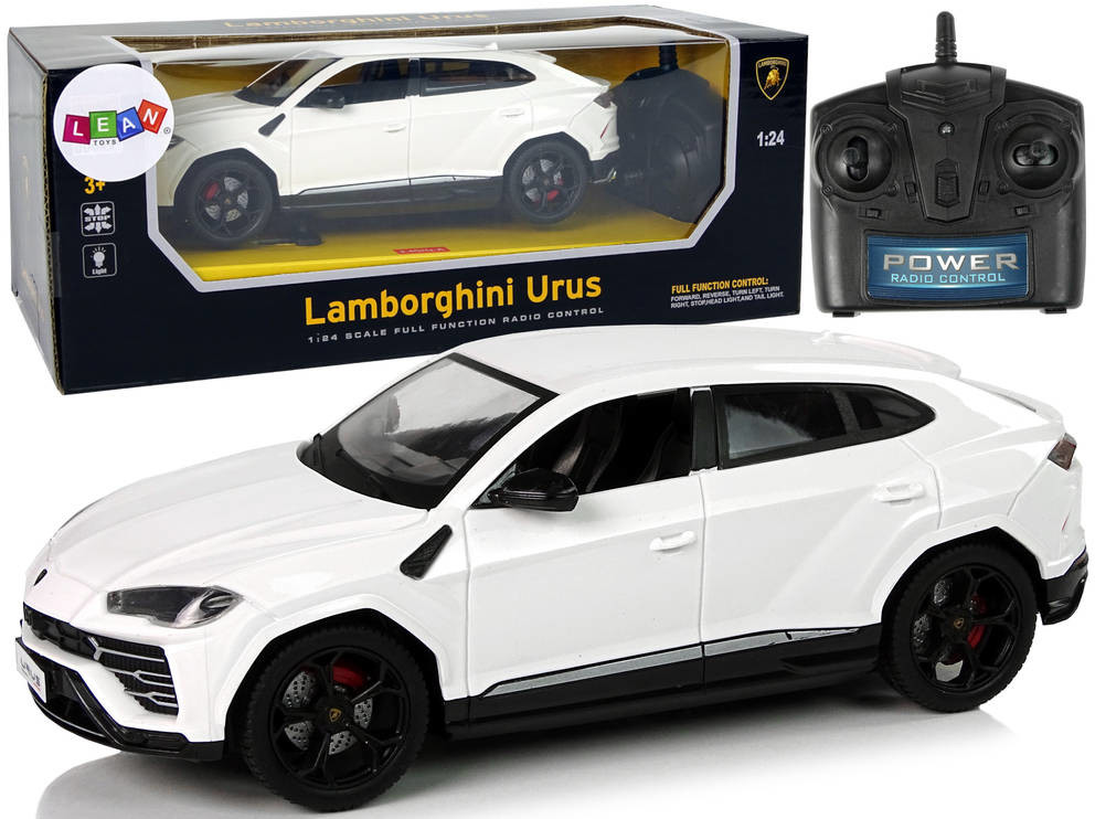 Import LEANToys Auto R/C 1:24 Lamborghini Urus Biały 2.4 G Światła LT-9733-0