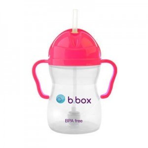 B.Box Innowacyjny Kubek Niekapek Różowy 6m+, 240ml