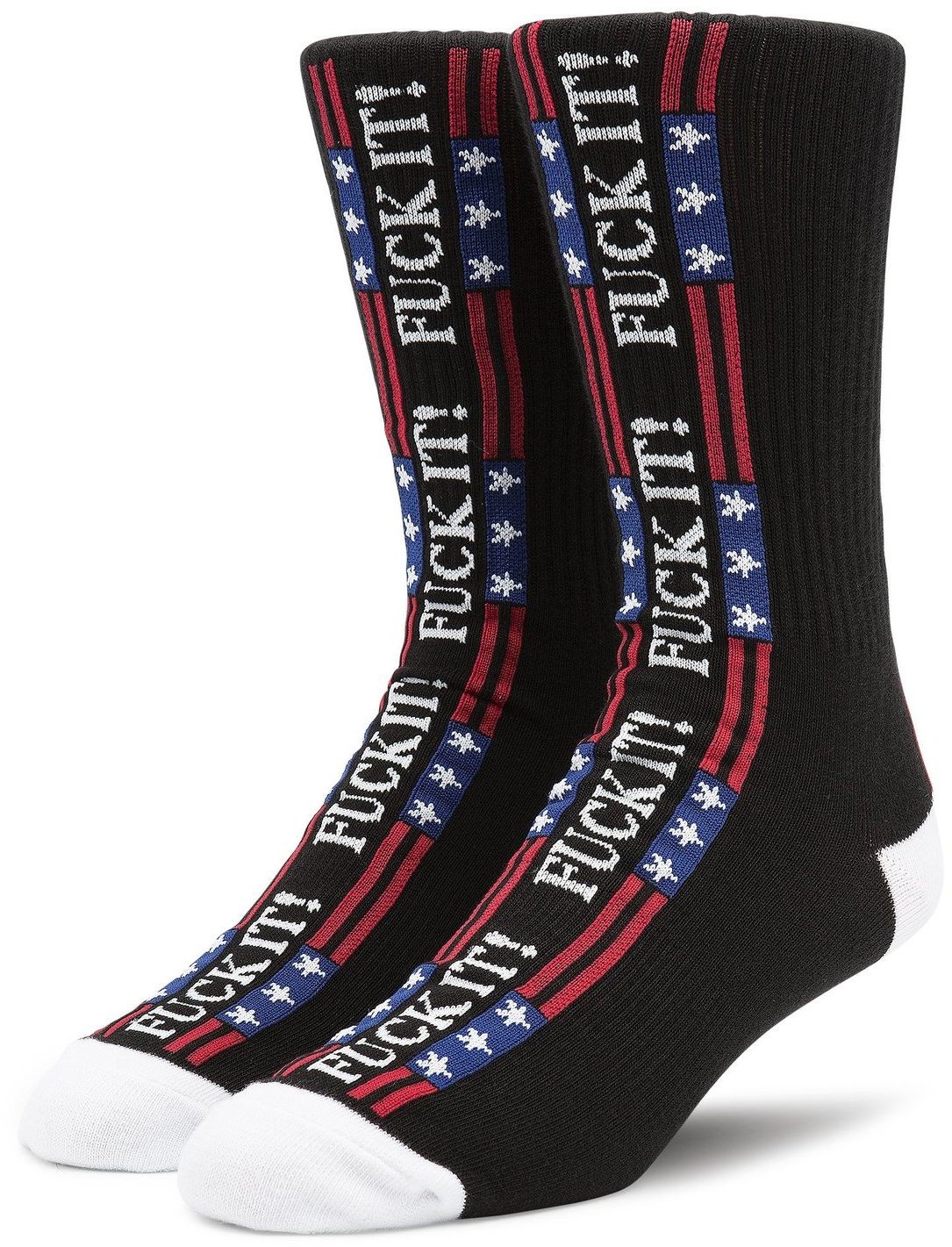 HUF skarpetki FUCK IT FLAG SOCKS Black