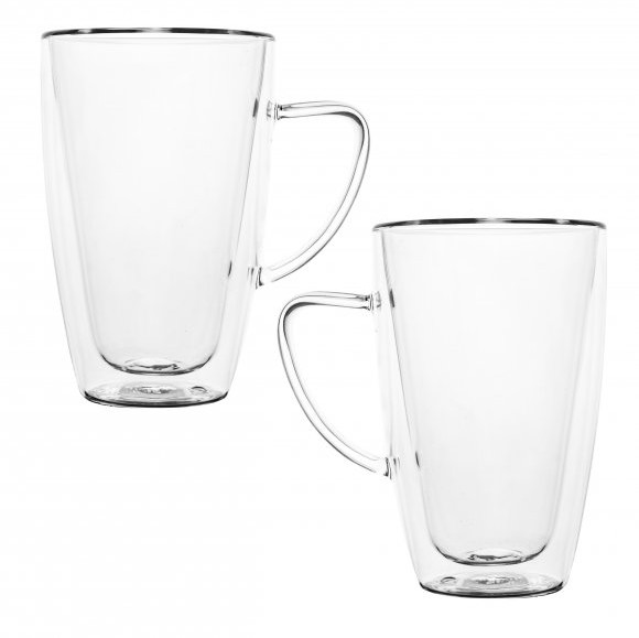 Tadar TADAR SUBLIME SLIM KOMPLET 2 SZKLANEK TERMICZNYCH 300 ML Z PODWÓJNĄ ŚCIANKĄ SZKŁO 5903313413541