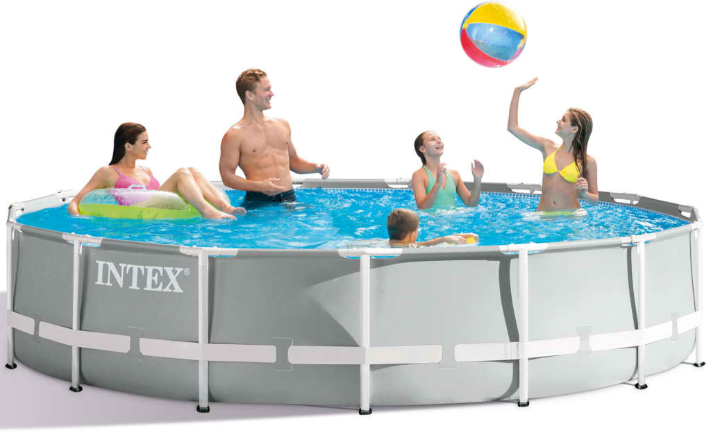 Intex Basen z zestawem akcesoriów Prism Frame, 457x107 cm, 26724GN vidaXL