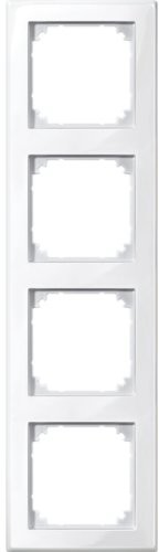 Merten 478419 m-Smart ramek, 4-krotnie, biel polarna połyskująca 478419