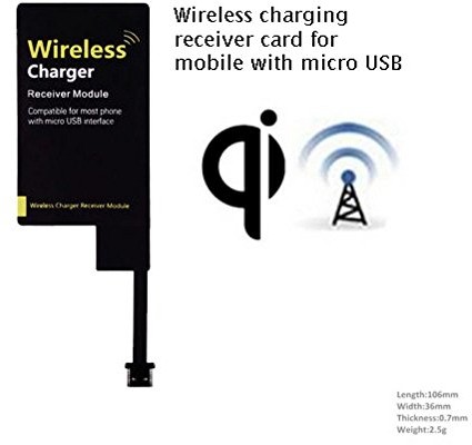 Mobility Gear Mobility Gear Wireless Charging odbiornik karta do telefonów komórkowych z microUSB typ 2 MG-WRU2