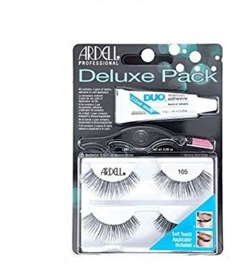 Ardell Deluxe Pack zestaw sztucznych rzęs Black 2 pary 66213-uniw