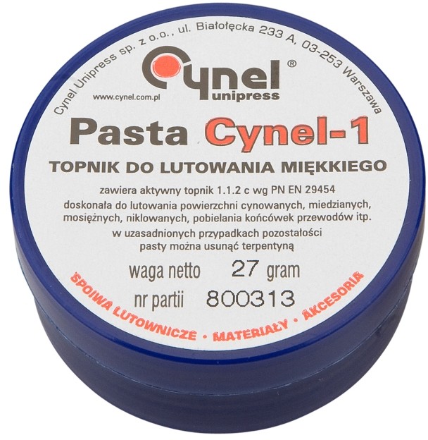 Cynel Topnik do lutowania miękkiego 27 g 44E816