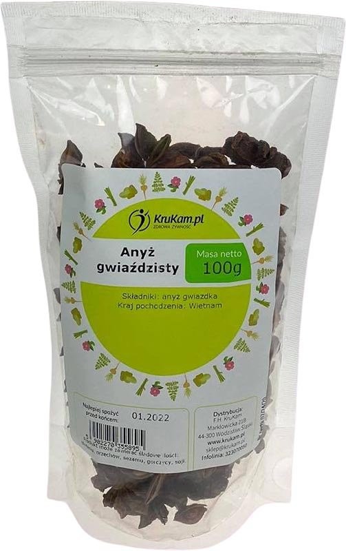 KruKam Anyż gwiaździsty - gwiazki 100g