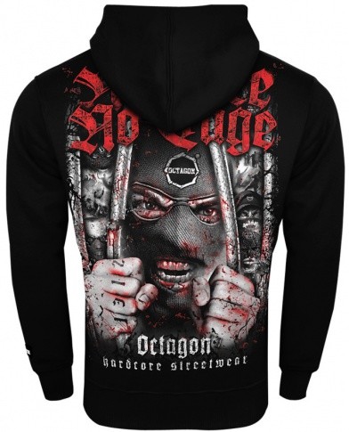 Octagon sklep BLUZA OCTAGON NO FACE NO CAGE BLACK Z KAPTUREM