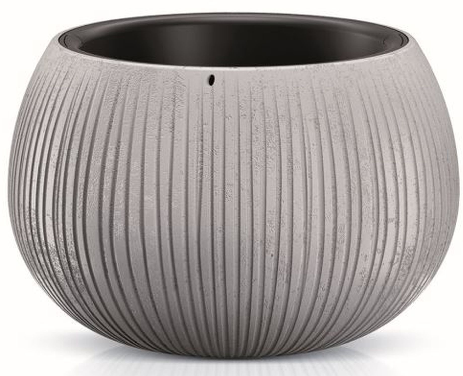Prosperplast BETON BOWL doniczka 37 cm, szary DKB370