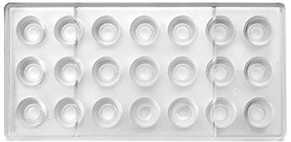 Ibili 799405 doniczka na kwiaty conico Classico forma do wypieków pralina poliwęglanowe Przezroczyste 30 x 14 x 2 cm 799405
