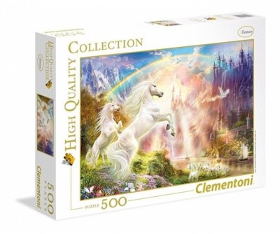 Clementoni Puzzle 500 Sunset Unicorns