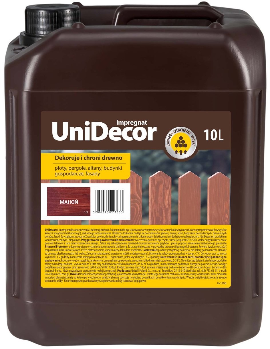 Altax Primacol Primacol do drewna Unidecor mahoń 10 l