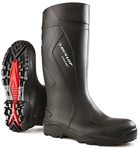 Dunlop Purofort+ C762241 S5 kalosze ochronne, uniseks -  czarny -  47 UE PUROFORT+ FULL SAFETY WELLINGTON BLACK 12