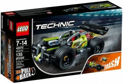LEGO Technic Żółta wyścigówka 42072
