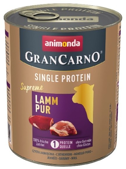 Animonda GranCarno GranCarno Single Protein Jagnięcina puszka 800g