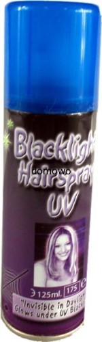 MAGICZNY SPRAY LAKIER UV DO WŁOSÓW PARTY ŚWIECĄCY