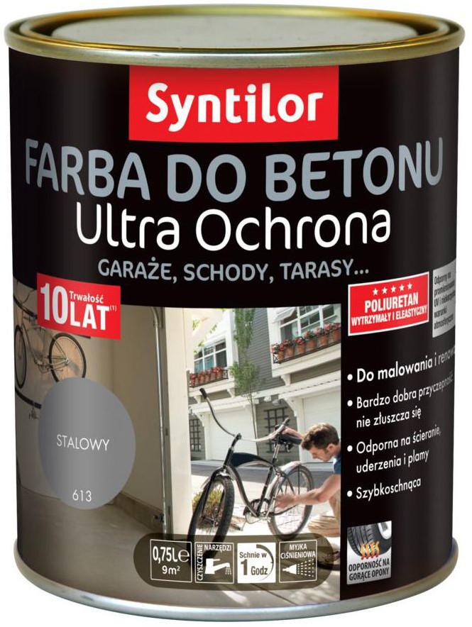 Syntilor Farba do betonu ULTRA OCHRONA 2.5 l Stalowy