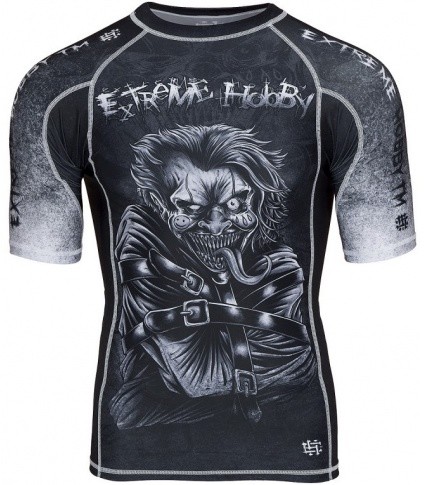 Extreme Hobby sklep RASHGUARD EXTREME HOBBY Short Sleeve PSYCHO CLOWN