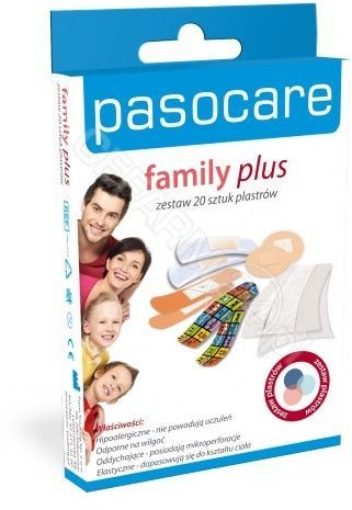Paso Plastry pasocare family plus x 20 szt