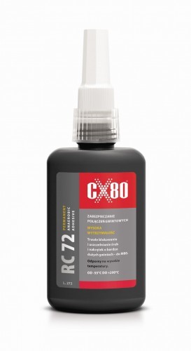Tytan CX80 anaerobowy RC72 50ml trwałe połączenie bardzo dużych gwintów CX80 241