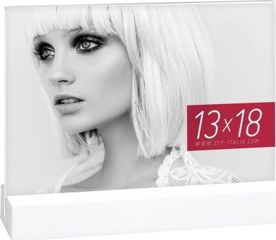 ZEP Ramka Dresda White 13x18 Acryl with woodstrip AQ657W
