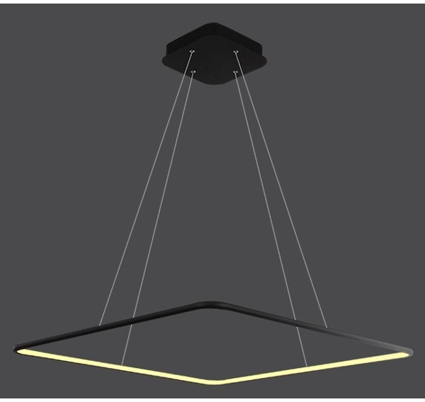 Altavola Design ADesign Lampa wisząca Ledowe Kwadraty in 3k czarna LA079/P_60_in_3k_black