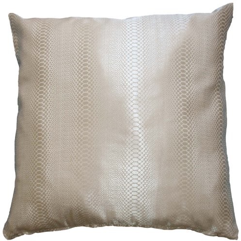 BelAir BEL Air Python 0199987  0004 Jacquard poduszka, wąż Print, błyszczące, z zamkiem błyskawicznym, 40 x 40 cm, perlenfarben 0199987-0004