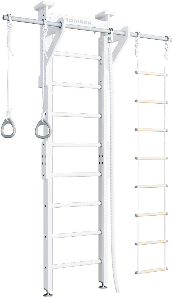 Małpiszon MAŁPISZON Drabinka gimnastyczna Eco 2 biała 02.21.8.14.500.08.01