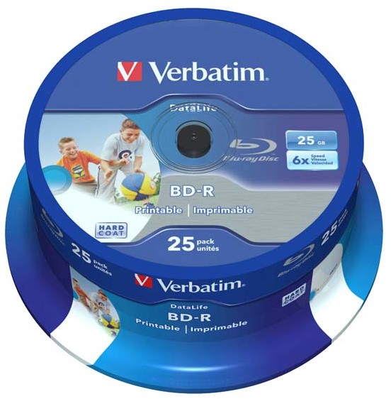 Verbatim Płyta BD-R SL 25GB Cake 25szt