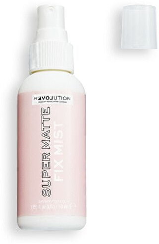 Makeup Revolution Matujący spray utrwalający i Relove Super Matte Fix Mist) 50 ml