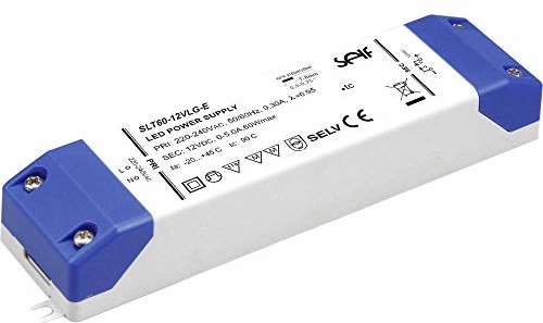 LEDart Self Electronics Self Electronics SLT60-24VLG-E LED napięcie stałe 60 W 0-2,5 A 24,0 V/DC dopuszczenie do stosowania w meblach SLT60-24VLG-E